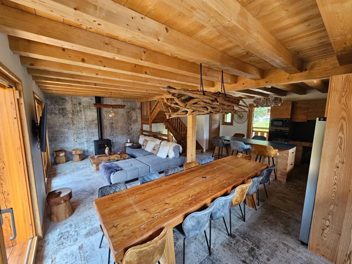 Demi-Chalet Vadel La Panthiaz 15 Pers 5 Chambres Ла-Шапель-д'Абонданс Экстерьер фото
