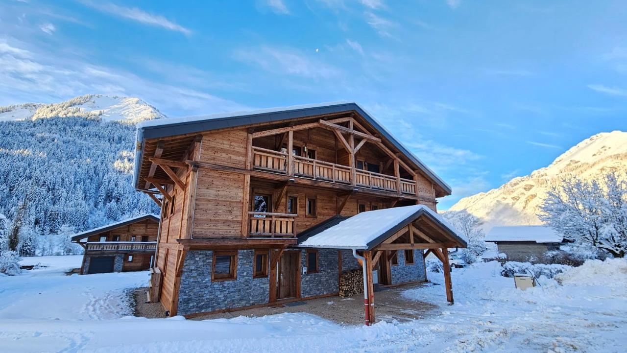 Demi-Chalet Vadel La Panthiaz 15 Pers 5 Chambres Ла-Шапель-д'Абонданс Экстерьер фото