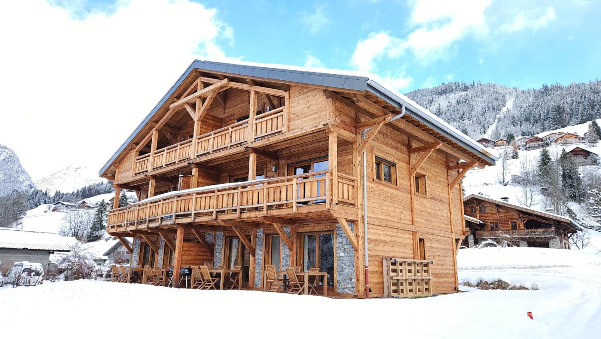 Demi-Chalet Vadel La Panthiaz 15 Pers 5 Chambres Ла-Шапель-д'Абонданс Экстерьер фото