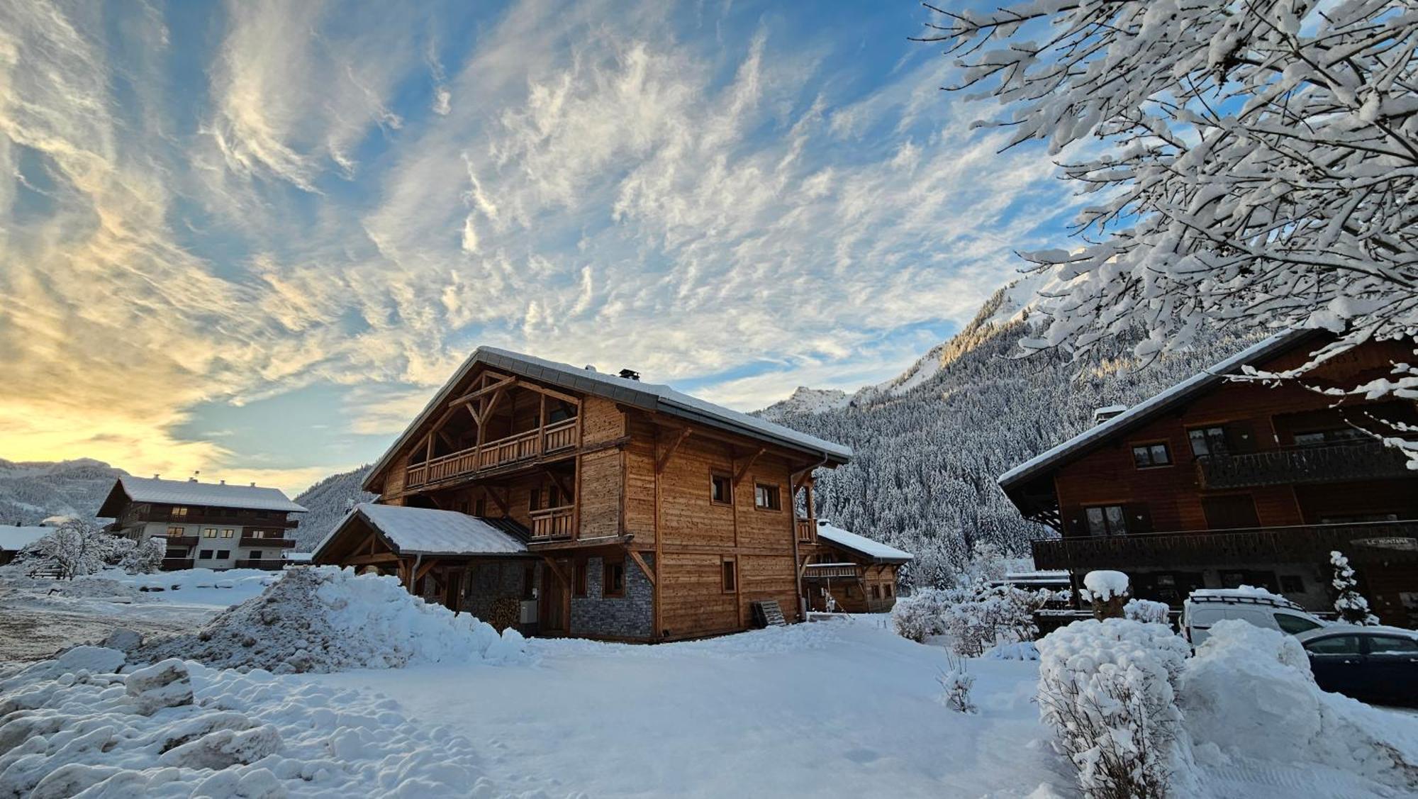 Demi-Chalet Vadel La Panthiaz 15 Pers 5 Chambres Ла-Шапель-д'Абонданс Экстерьер фото